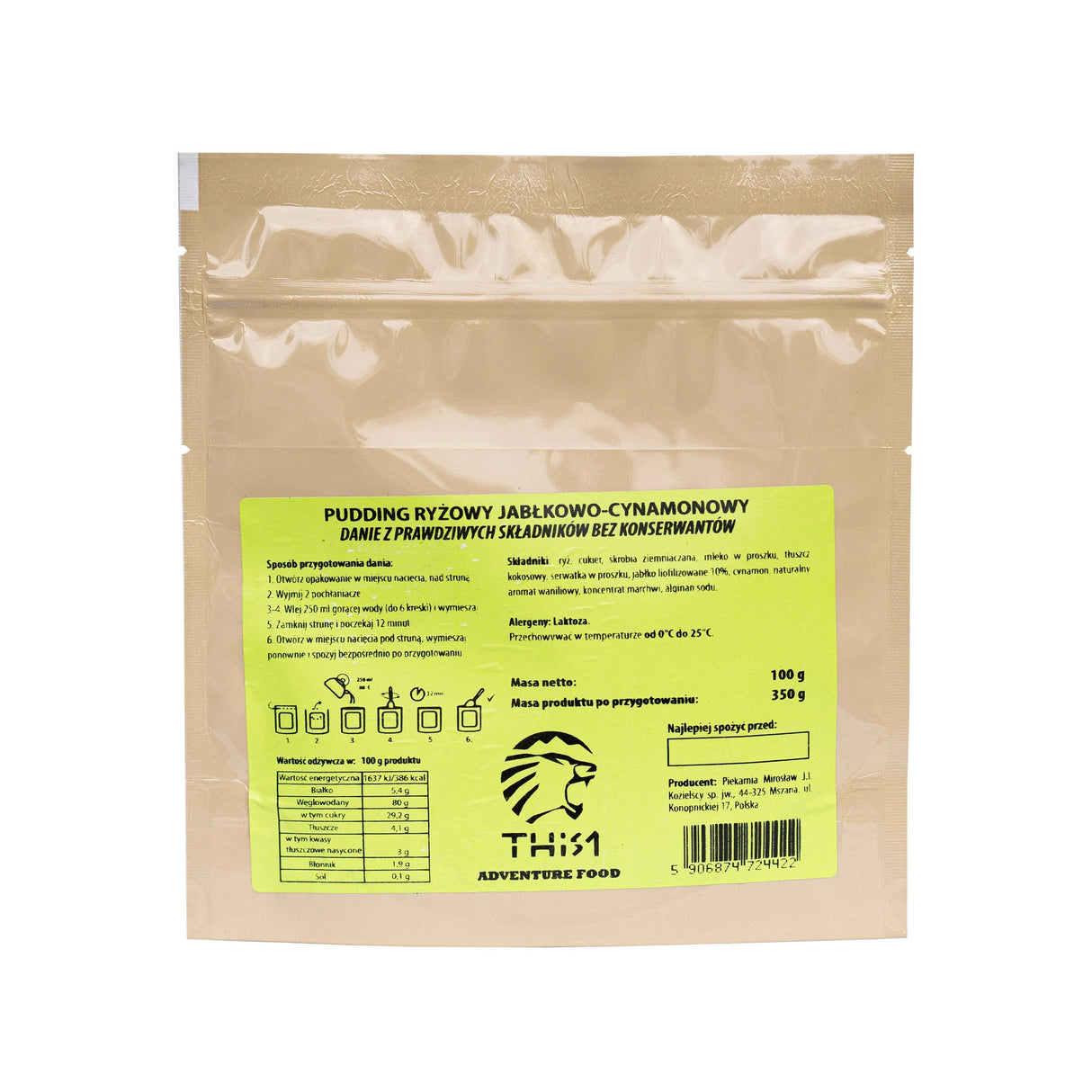 350 g THIS-1 - Pudding - THIS-1 - Sklep Fit-Land - Kup na www