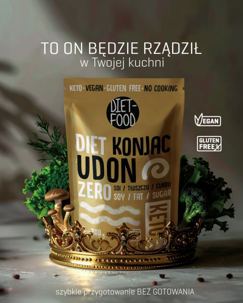DIET FOOD Makaron Shirataki Konjac Udon 270 g - Makarony konjac - PPHU MIPAMA E