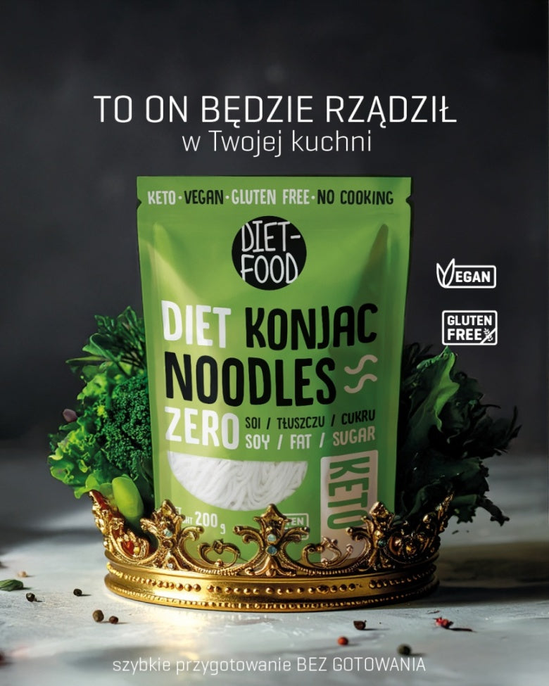 DIET FOOD Makaron Shirataki Konjac Noodles 270 g - Makarony konjac - PPHU MIPAMA E