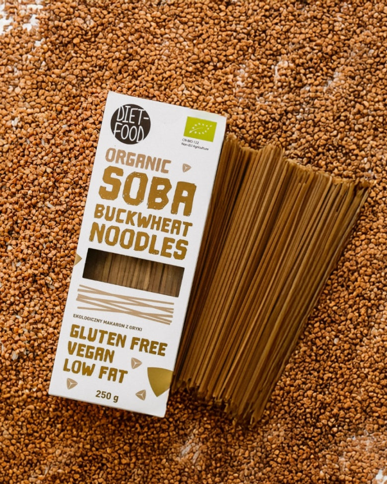 DIET FOOD Bio Makaron Gryczany Soba 250 g - Makarony - PPHU MIPAMA E