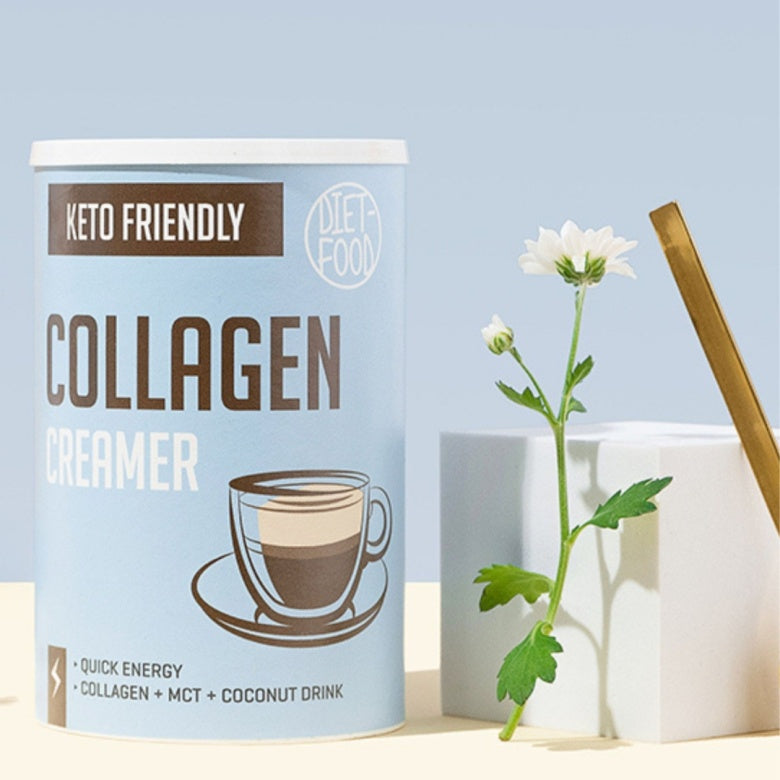 DIET FOOD Śmietanka do kawy KETO Kolagen Coffee Creamer + MCT 300 g - Śmietanki do kawy - PPHU MIPAMA E