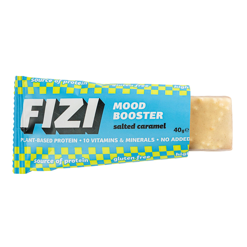 FIZI Salted Caramel Baton bezglutenowy Słony Karmel w białej polewie 40 g - Batony - FIZI - Sklep Fit-Land - Kup na www