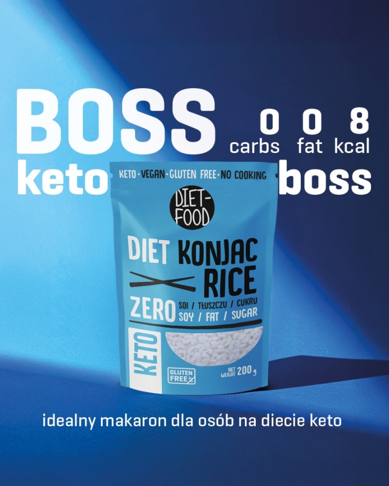 DIET FOOD Makaron Shirataki Konjac Ryż 270 g - Makarony konjac - PPHU MIPAMA E