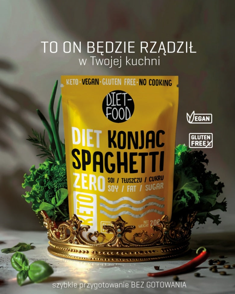 DIET FOOD Makaron Shirataki Konjac Spaghetti 270 g - Makarony konjac - PPHU MIPAMA E