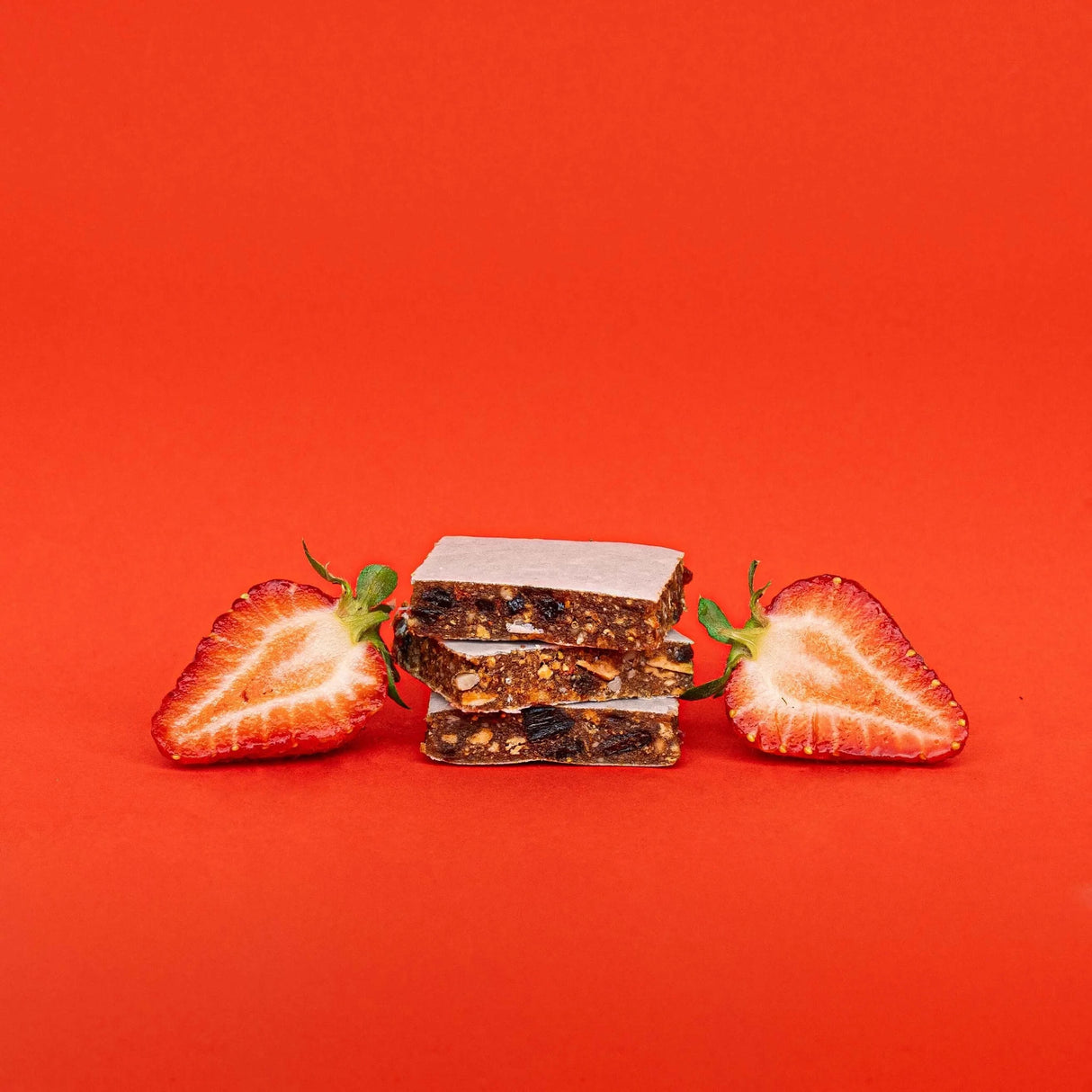 Zestaw batonów Fit SMOOTHIE z truskawką i rabarbarem 32 g 24 sztuki - Baton owocowy - Usovsko Food - Sklep Fit-Land - Kup na www