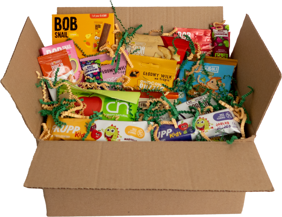 Kids BOX — zestaw przekąsek dla dzieci bez dodatku cukru