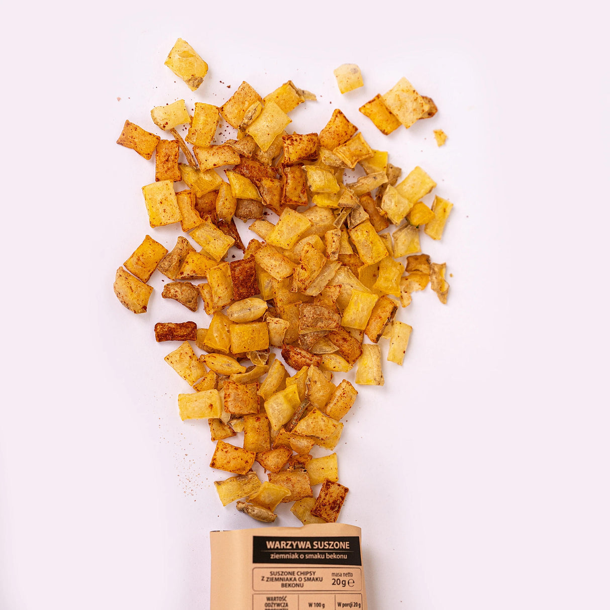 Suszone chipsy z ziemniaka o smaku bekonu 20 g - Chipsy warzywne - Fit-Land - Sklep Fit-Land - Kup na www