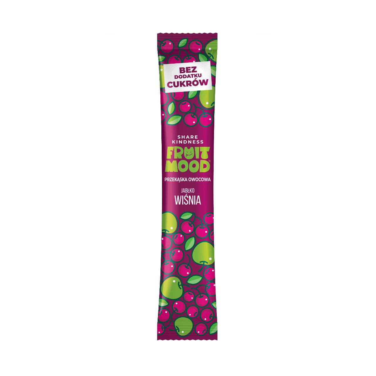 FRUIT MOOD Batonik owocowy Wiśnia bez dodatku cukru 10 g - Batony owocowe - Sergio LLC - Sklep Fit-Land - Kup na www