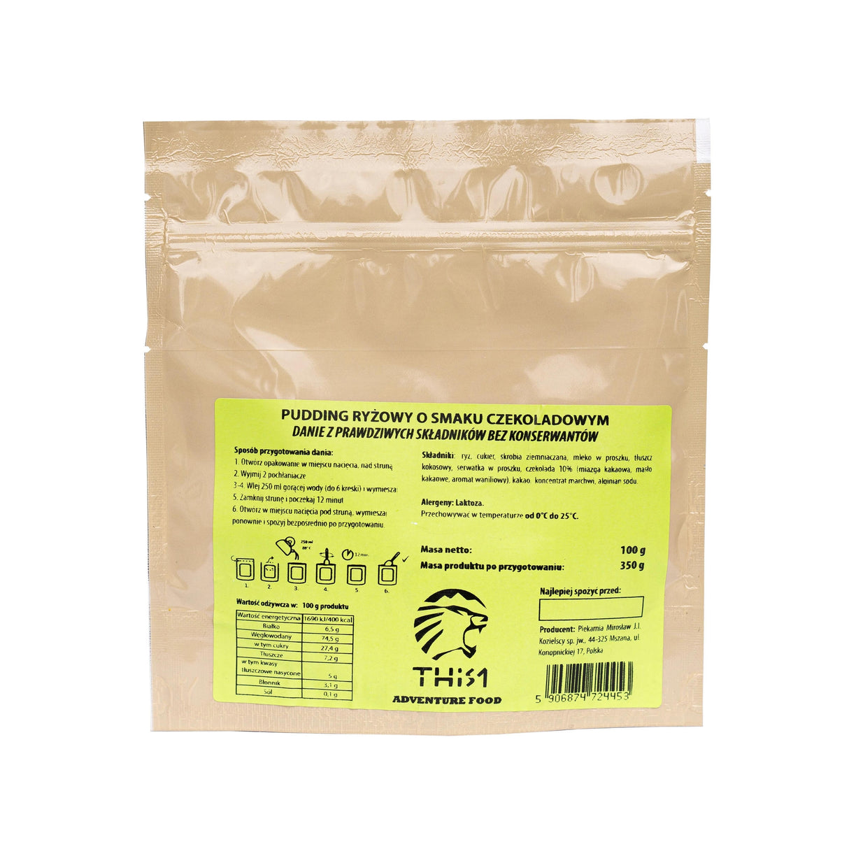 350 g THIS-1 - Pudding - THIS-1 - Sklep Fit-Land - Kup na www