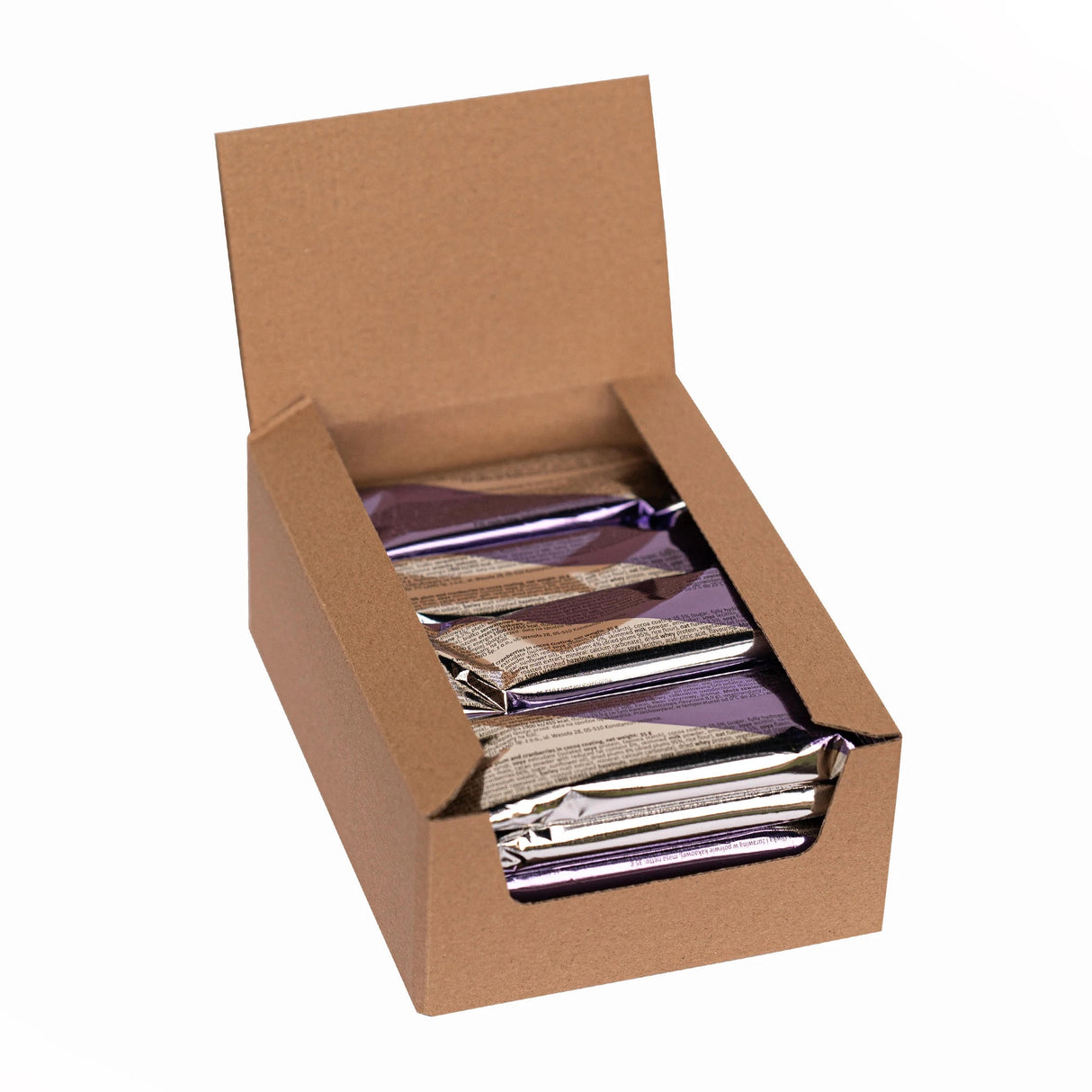 Zestaw batonów proteinowych ze śliwką i żurawiną w polewie kakaowej 35 g 24 sztuki - Baton proteinowy - Fit-Land - Sklep Fit-Land - Kup na www