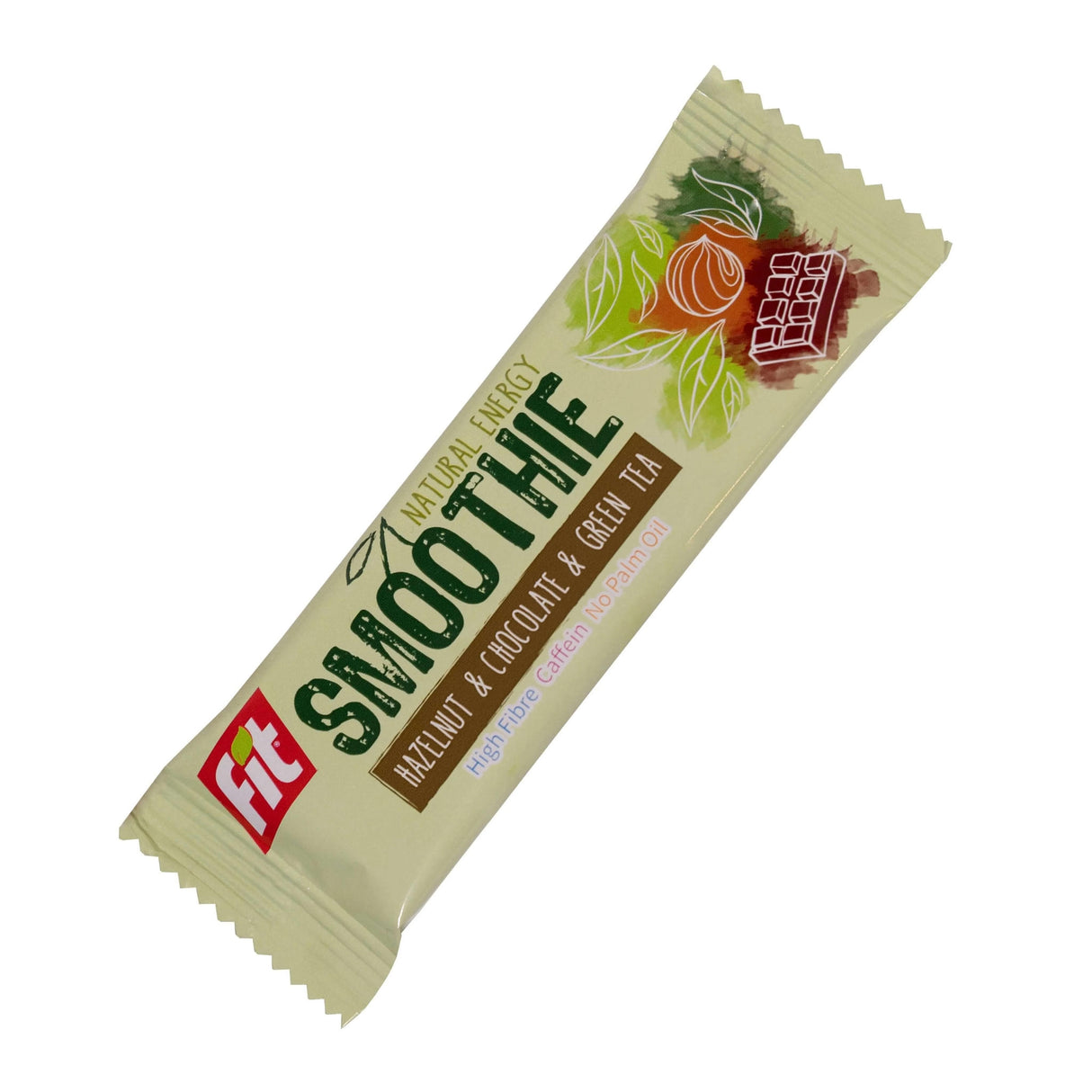 Zestaw batonów Fit SMOOTHIE orzechy laskowe, czekolada i zielona herbata 32 g 24 sztuki - Baton owocowy - Usovsko Food - Sklep Fit-Land - Kup na www