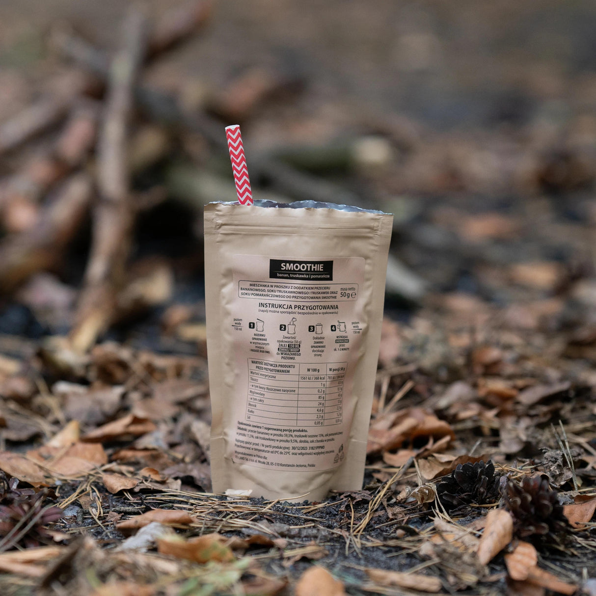 Smoothie banan, truskawka i pomarańcza 50 g - Smoothie - Fit-Land - Sklep Fit-Land - Kup na www