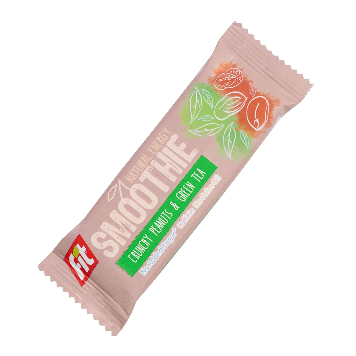 Zestaw batonów Fit SMOOTHIE orzeszki ziemne i zielona herbata 32 g 24 sztuki - Baton owocowy - Usovsko Food - Sklep Fit-Land - Kup na www