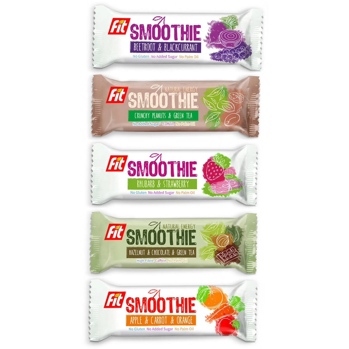 Zestaw batonów owocowych Fit SMOOTHIE - Baton owocowy - Usovsko Food - Sklep Fit-Land - Kup na www