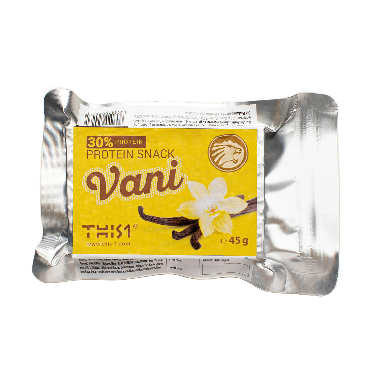 Baton proteinowy orzechowy o smaku waniliowym 45 g - Baton proteinowy - THIS-1 - Sklep Fit-Land - Kup na www