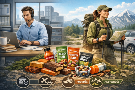 Najlepsze przekąski energetyczne do pracy i w podróży