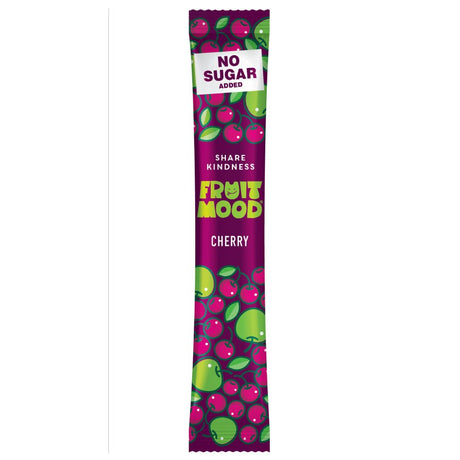 FRUIT MOOD Batonik owocowy Wiśnia bez dodatku cukru 10 g - Batony owocowe - FRUIT MOOD - Sklep Fit-Land - Kup na www