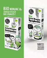 DIET FOOD Bio Suchy Makaron Shirataki Konjac Fettucine 80 g - Makarony konjac - PPHU MIPAMA E