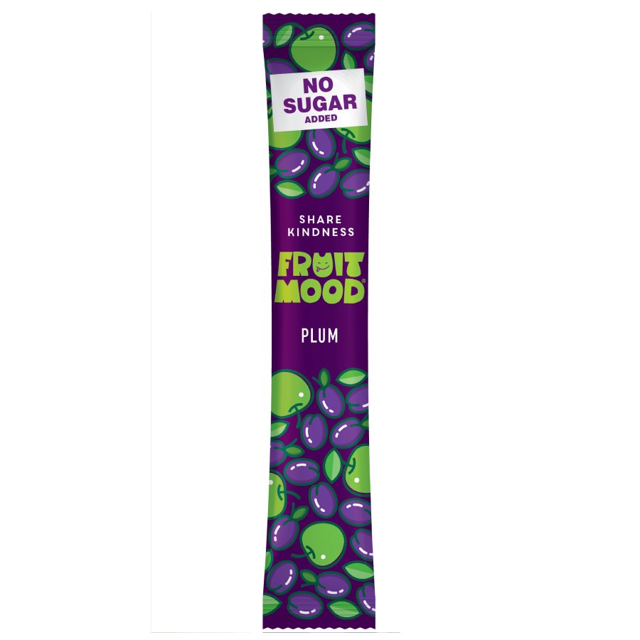 FRUIT MOOD Batonik owocowy Śliwka bez dodatku cukru 10 g - Batony owocowe - FRUIT MOOD - Sklep Fit-Land - Kup na www