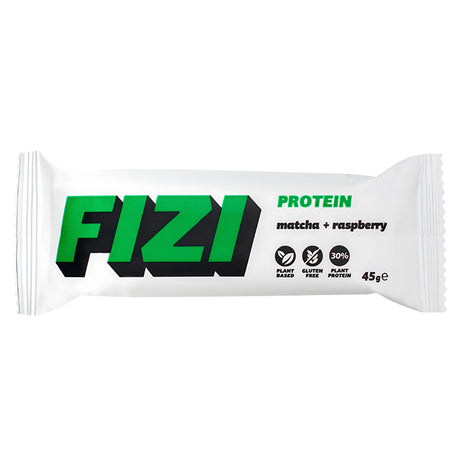 FIZI Matcha Raspberry Baton proteinowy Matcha i Malina 45 g - Baton proteinowy - FIZI - Sklep Fit-Land - Kup na www