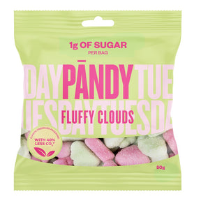 PANDY Błonnikowe żelki bez dodatku cukru Poziomka i Zielone Jabłko 50 g - Żelki - PANDY - Sklep Fit-Land - Kup na www