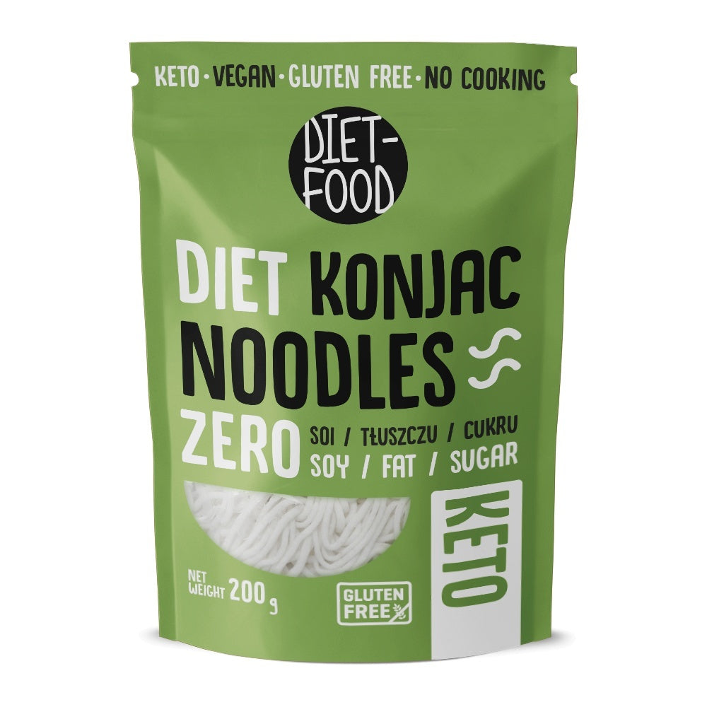 DIET FOOD Makaron Shirataki Konjac Noodles 270 g - - Sklep Fit-Land - Sklep Fit-Land - Kup na www