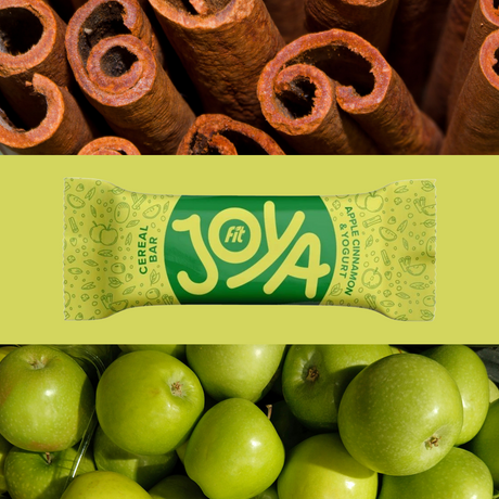 Fit JOYA Baton zbożowy jabłko z cynamonem w jogurcie 40 g - Baton zbożowy - Usovsko Food - Sklep Fit-Land - Kup na www.fit-land.eu