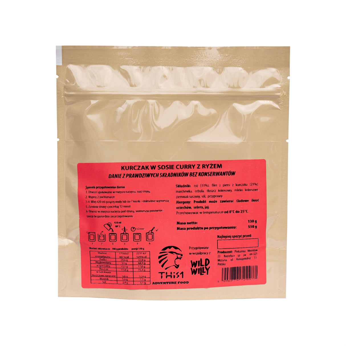  550 g THIS-1 - Danie liofilizowane - THIS-1 - Sklep Fit-Land - Kup na www