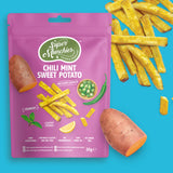 Super Munchies Chipsy Vacuum Cooked Batat Chili Mięta 30 g - - Sklep Fit-Land - Sklep Fit-Land - Kup na www