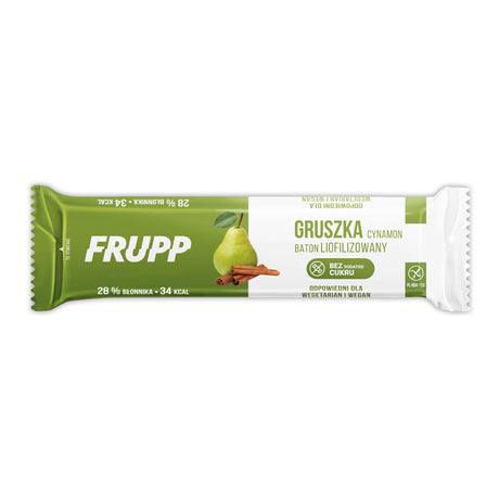 FRUPP Baton liofilizowany Gruszka-cynamon 10 g - Baton owocowy - Sklep Fit-Land - Sklep Fit-Land - Kup na www