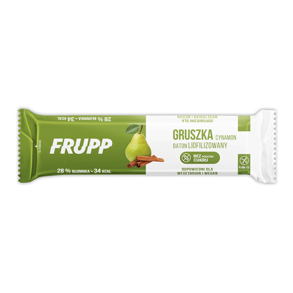 FRUPP Baton liofilizowany Gruszka-cynamon 10 g - Batony liofilizowane - FRUPP - Sklep Fit-Land - Kup na www