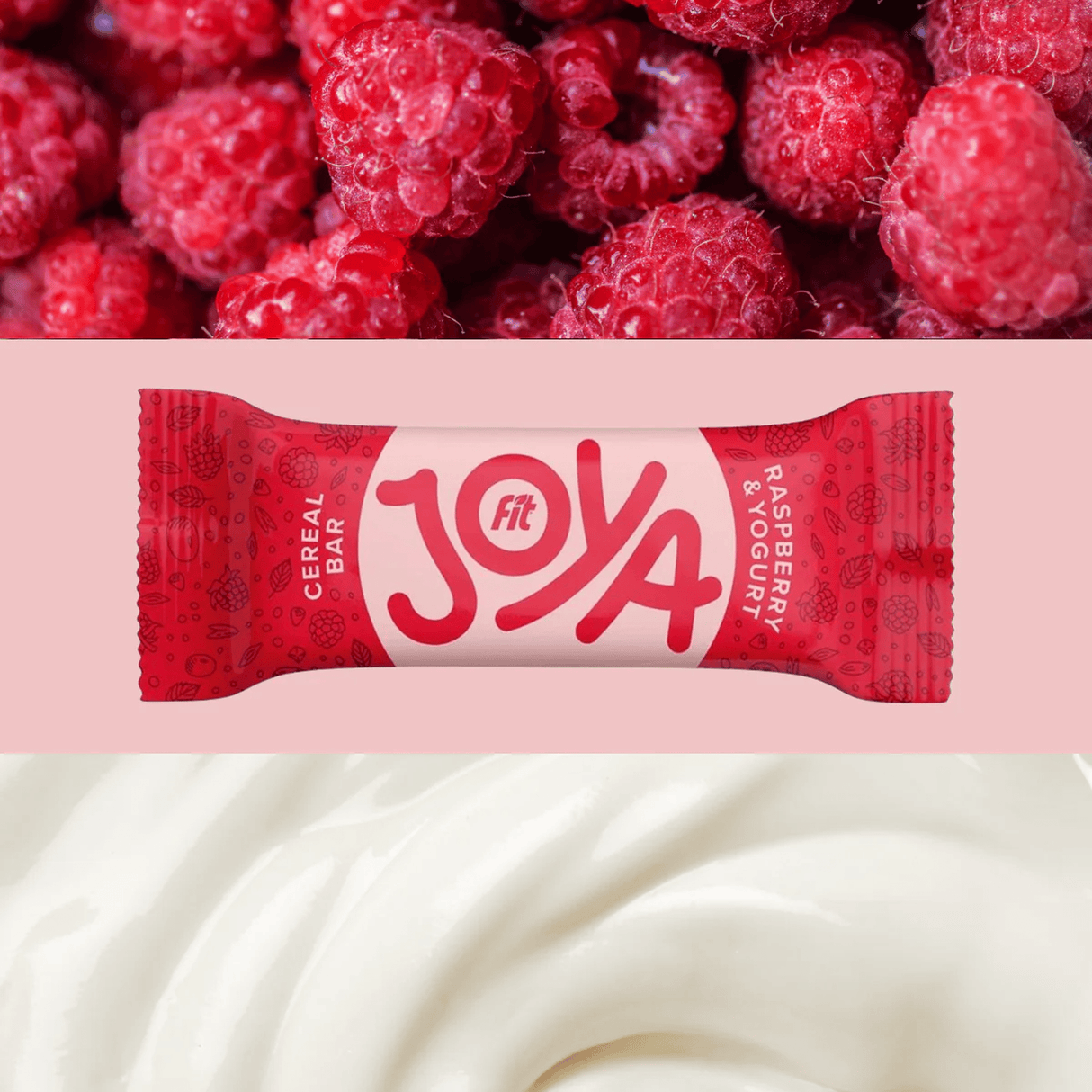 Fit JOYA Baton zbożowy malina w jogurcie 40 g - Baton zbożowy - Usovsko Food - Sklep Fit-Land - Kup na www