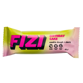 FIZI Cookie Dough Cherry Baton bezglutenowy Masa Ciasteczkowa i Wiśnia w białej polewie 45 g - Ciasteczka - FIZI - Sklep Fit-Land - Kup na www