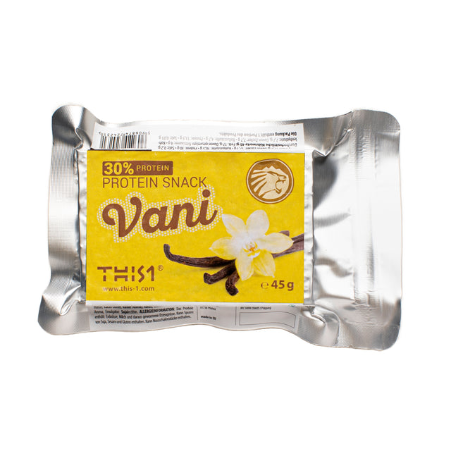 Baton proteinowy orzechowy o smaku waniliowym 45 g - Batony proteinowe - THIS-1 - Sklep Fit-Land - Kup na www.fit-land.eu