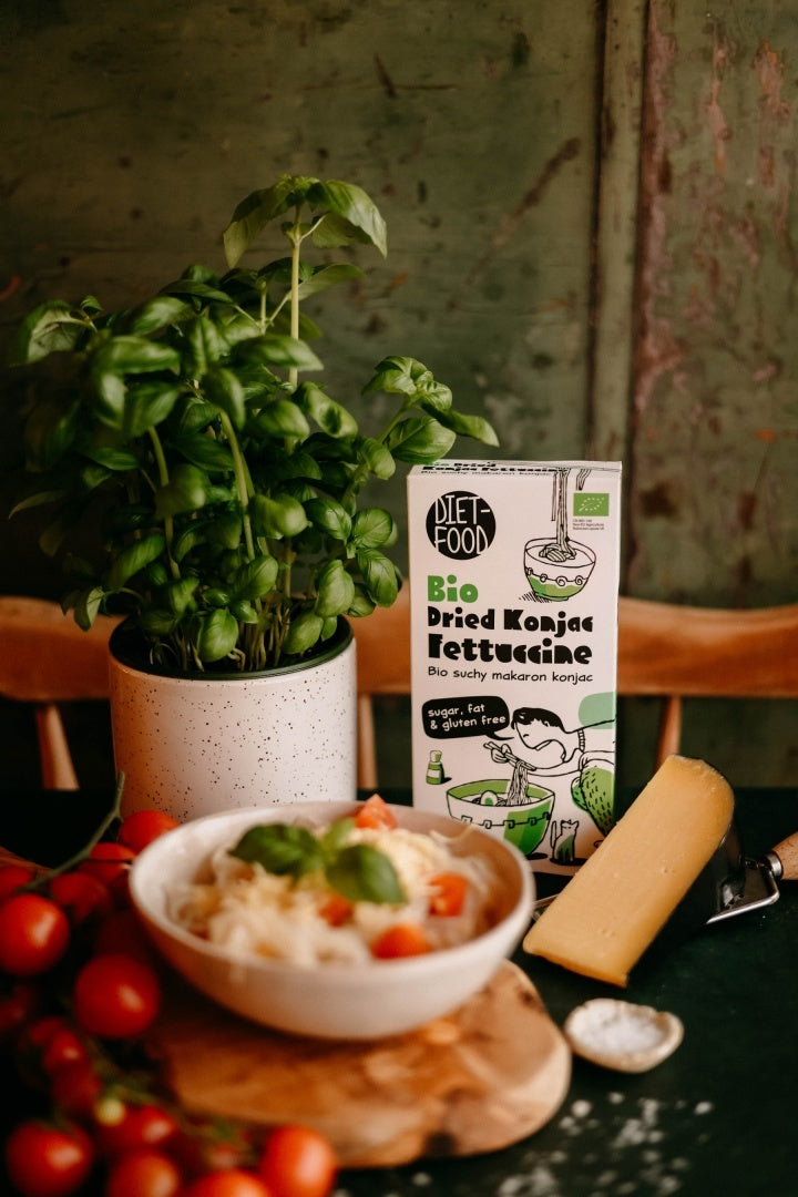 DIET FOOD Bio Suchy Makaron Shirataki Konjac Fettucine 80 g - Makarony konjac - PPHU MIPAMA E