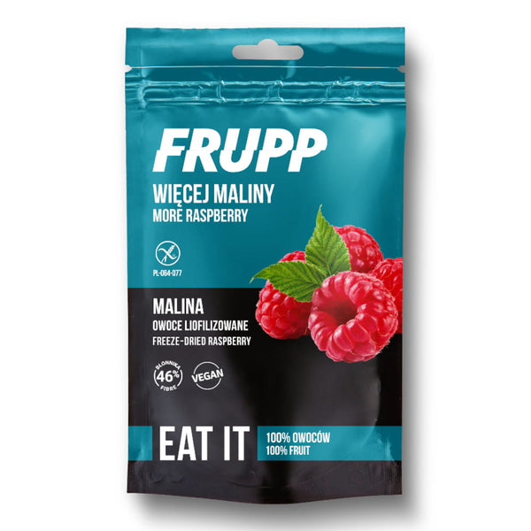 FRUPP Owoce liofilizowane Malina 15 g - Owoce liofilizowane - FRUPP - Sklep Fit-Land - Kup na www