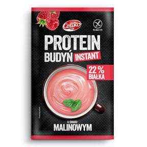 Celiko Budyń PROTEINowy instant o smaku malinowym 40 g - Budynie - Celiko - Sklep Fit-Land - Kup na www
