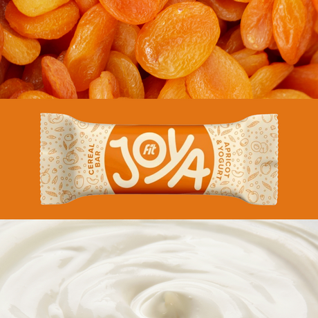 Fit JOYA Baton zbożowy morela w jogurcie 40 g - Baton zbożowy - Usovsko Food - Sklep Fit-Land - Kup na www.fit-land.eu