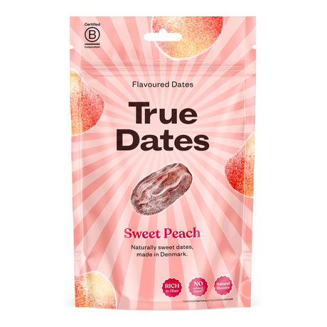True Dates daktyle o smaku Słodkiej Brzoskwini SWEET PEACH 100 g - Owoce i orzechy - Sklep Fit-Land - Sklep Fit-Land - Kup na www