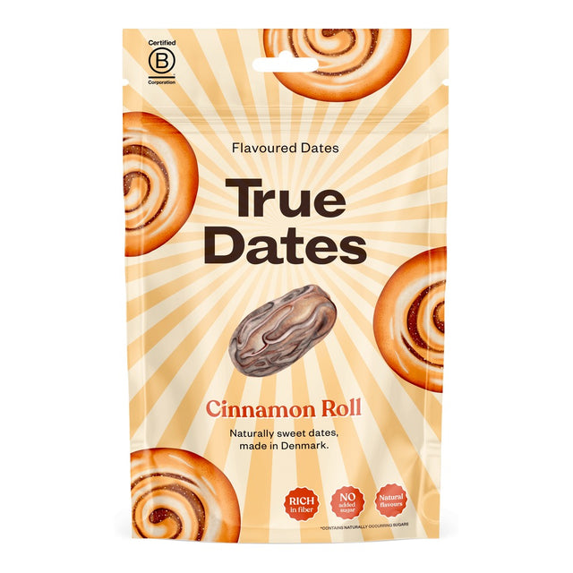 True Dates daktyle o smaku Ciasteczka Cynamonowego CINNAMON ROLL 100 g - Owoce i orzechy - Sklep Fit-Land - Sklep Fit-Land - Kup na www.fit-land.eu