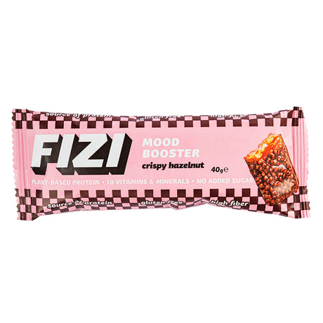 FIZI Crispy Hazelnut Baton bezglutenowy Crispy Hazelnut w polewie czekoladowej 40 g - Baton bezglutenowy - FIZI - Sklep Fit-Land - Kup na www