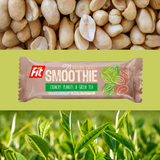 Fit SMOOTHIE Baton owocowo-orzechowy orzeszki ziemne i zielona herbata 32 g - Baton owocowy - Usovsko Food - Sklep Fit-Land - Kup na www