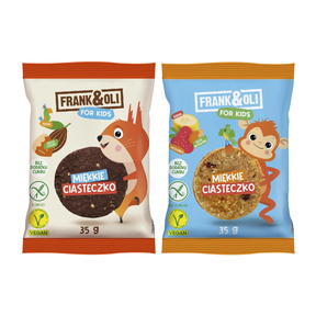 Zestaw ciasteczek dla dzieci KIDS Frank&Oli MIX smaków 2 szt
