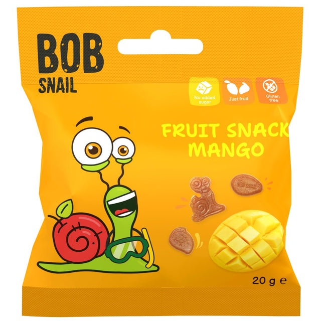 BOB SNAIL Żelki owocowe Mango 20 g - - Bob Snail - Sklep Fit-Land - Kup na www.fit-land.eu