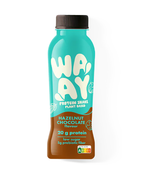 WAAY Protein Shake Hazelnut Chocolate 330 ml - Shake i koktajle - WAAY - Sklep Fit-Land - Kup na www.fit-land.eu