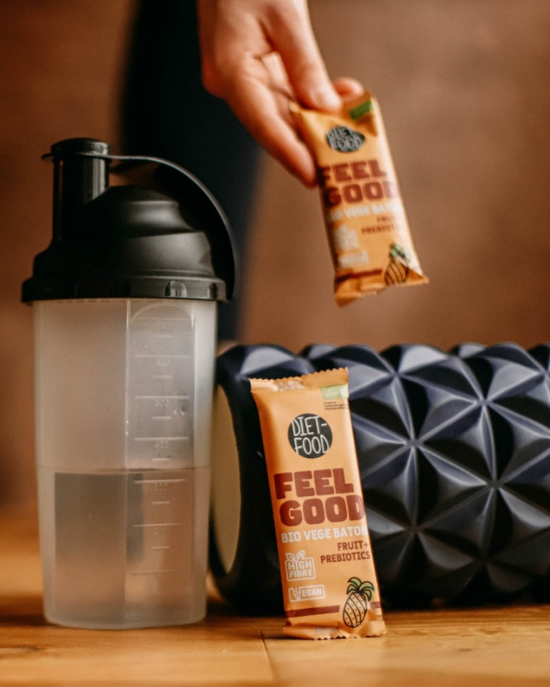 DIET FOOD Bio Wegański Batonik FEEL GOOD Owocowy z Prebiotykami 35 g - Batony owocowe - PPHU MIPAMA E