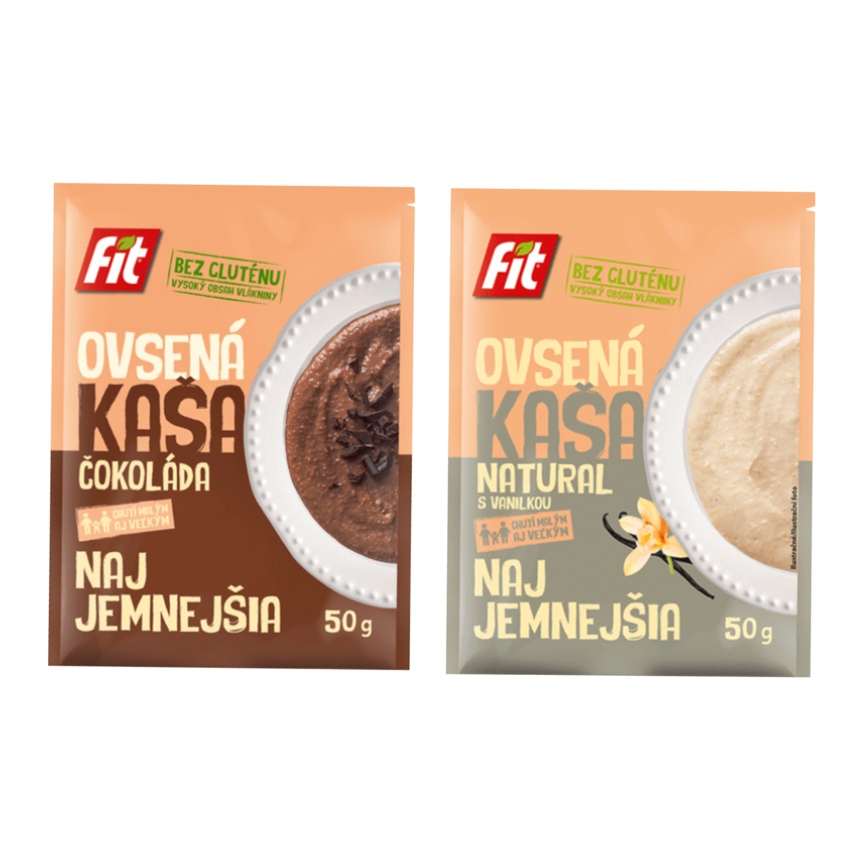 Zestaw Fit Kaszka Owsiana MIX smaków 2 szt