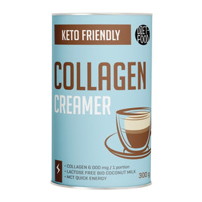DIET FOOD Śmietanka do kawy KETO Kolagen Coffee Creamer + MCT 300 g - Śmietanki do kawy - PPHU MIPAMA E