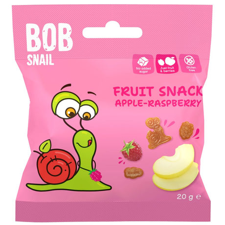 BOB SNAIL Żelki owocowe Jabłko Malina 20 g - - Bob Snail - Sklep Fit-Land - Kup na www