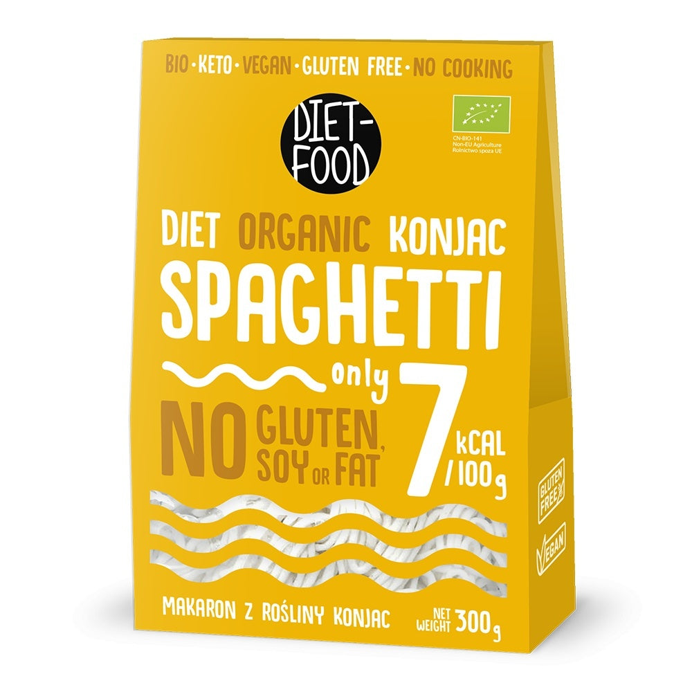 DIET FOOD Bio Makaron Shirataki Konjac Spaghetti 385 g - Makarony konjac - PPHU MIPAMA E